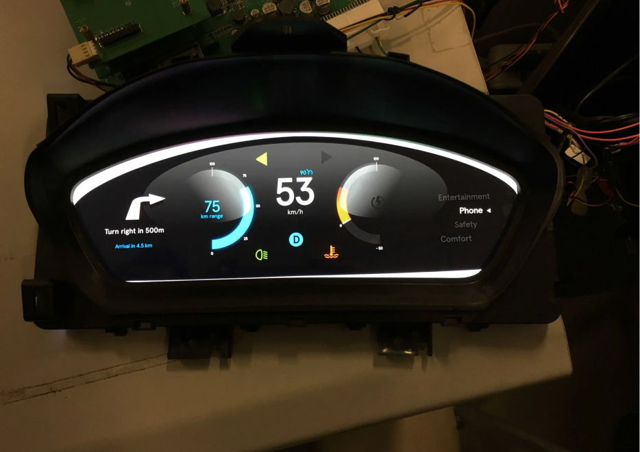 Car dashboard display