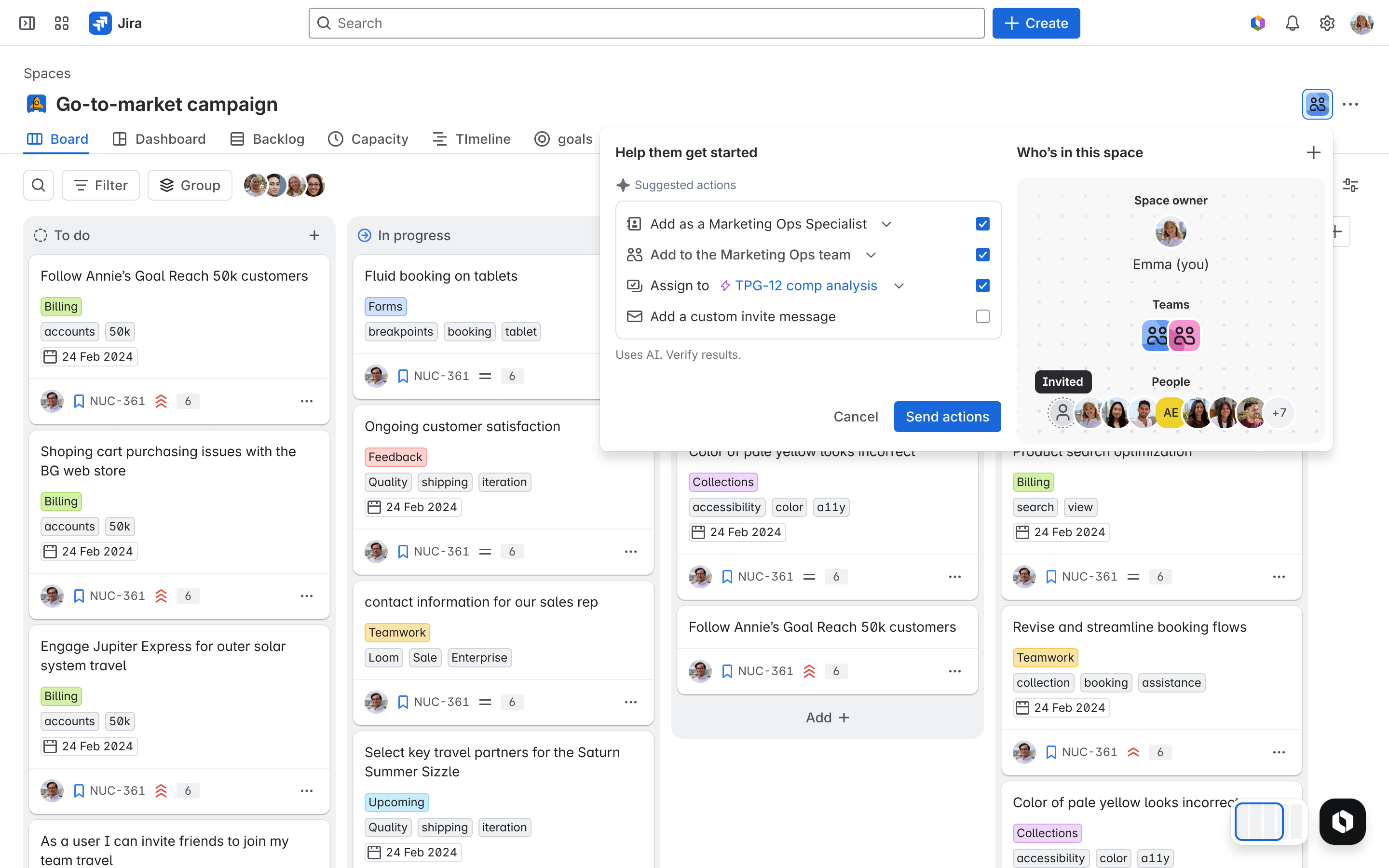 Invite flow