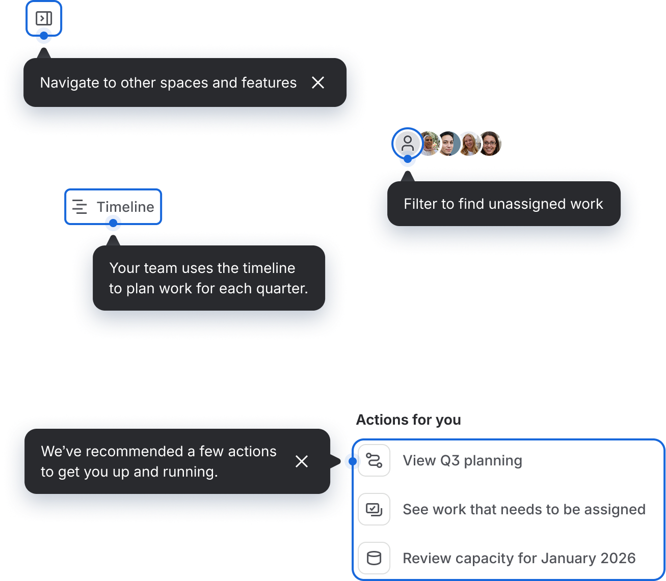 Tips and actions