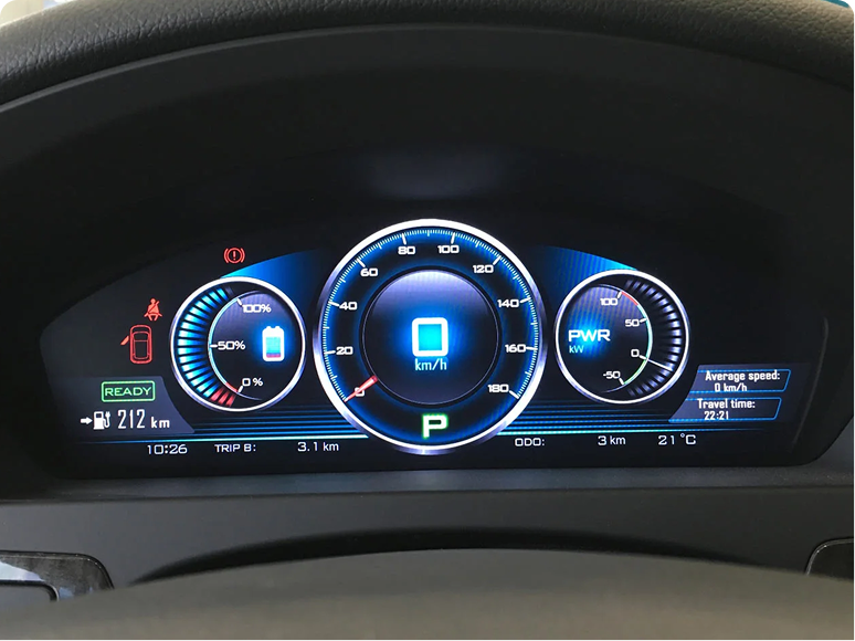 Instrument cluster display